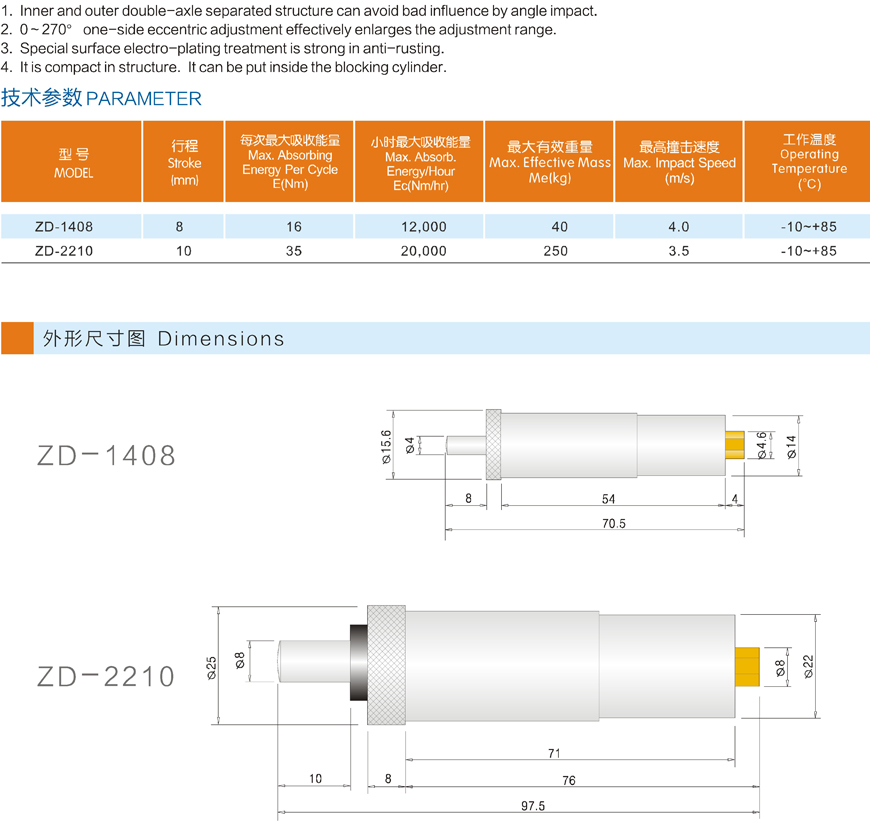 油壓緩衝器廠家